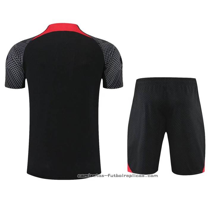 Chandal del Liverpool Manga Corta 2022-2023 Negro - Pantalon Corto
